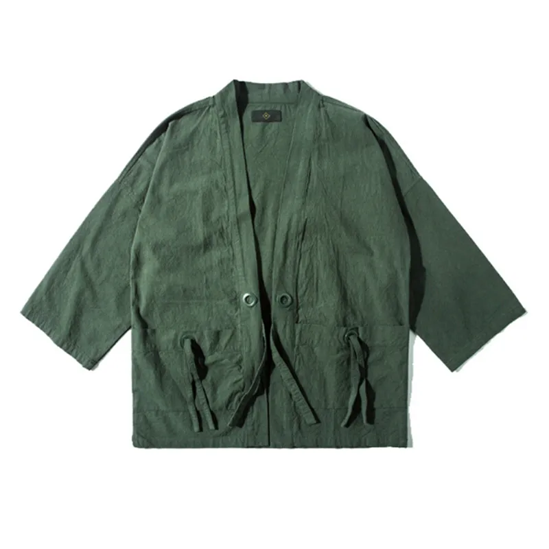 Мужское кимоно японская рубашка из конопли 2020|fashion man shirt|men fashion shirtmen shirt |