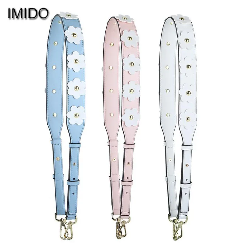 Фирменный дизайн IMIDO женские Сменные ремни с цветком кожаная сумка на плечо