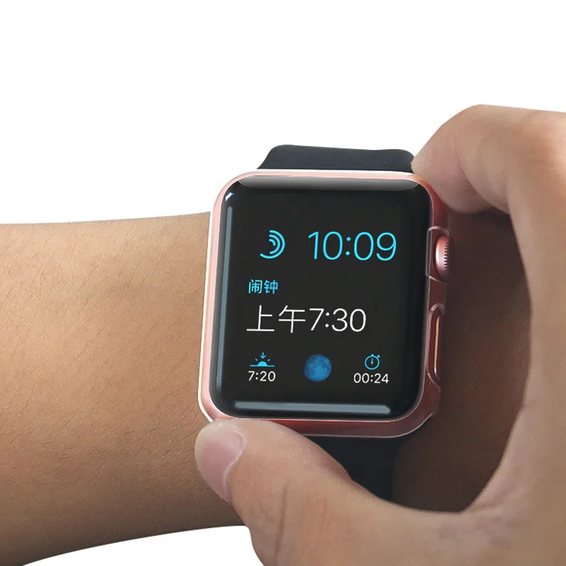BBSW ультра тонкий жесткий пластиковый прозрачный защитный чехол для iWatch Apple Watch