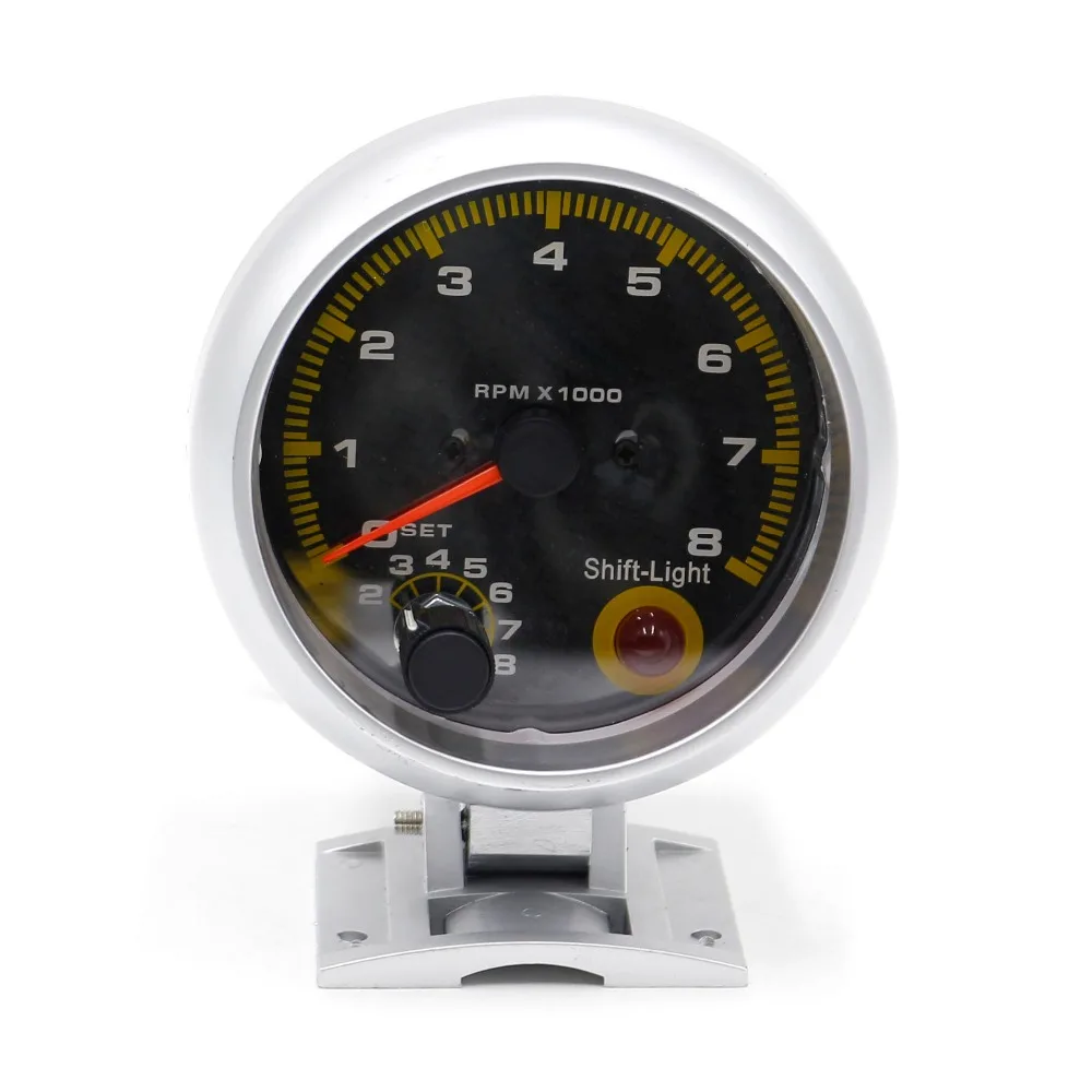 Тахометр CNSPEED 3 3/4 дюйма Автомобильный 80 мм из углеродного волокна|gauge meter|car tachometer