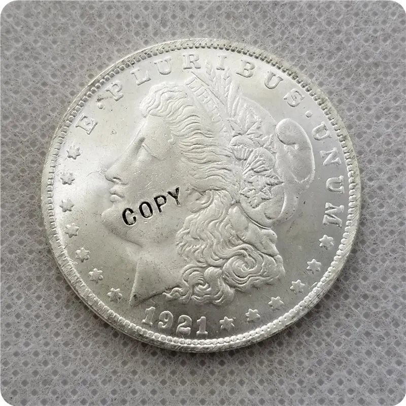 США 1921-P S D Morgan Dollar UNC МОНЕТА КОПИЯ памятные монеты-Реплика монеты медаль
