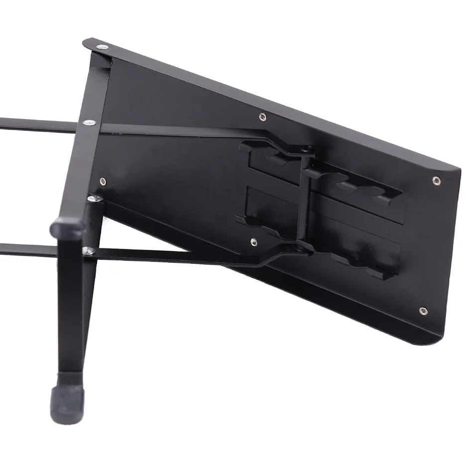 Foldable Guitar Anti-Slip Foot Rest Stool Pedal 4 Adjustable Height Levels Black Accessories Parts | Спорт и развлечения