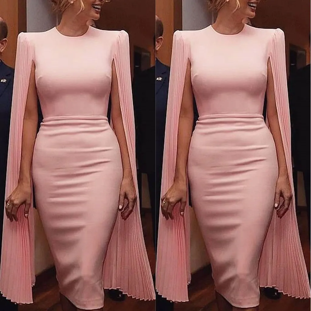 Vestidos De Fiesta сексуальные модные женские вечерние платья полиэстер розовый тонкий