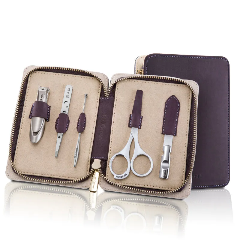 5 шт. комплект для стрижки ножницы ногтей/пинцет/ушанка/Стрижка волос в носу/пилка