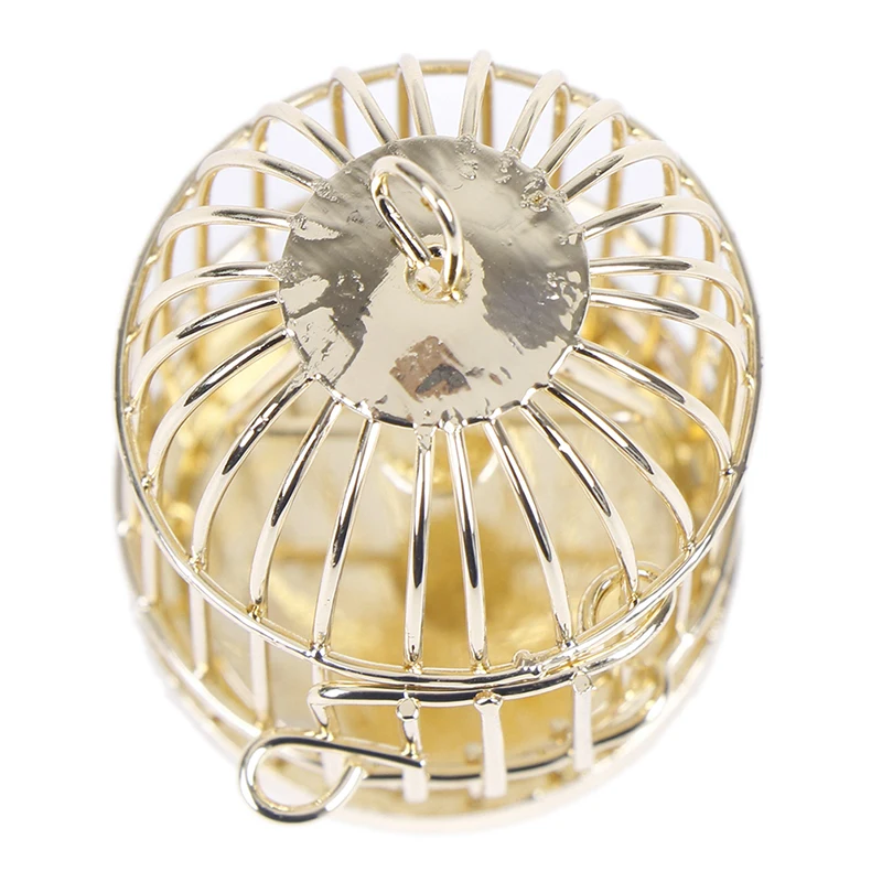 1:12 миниатюрная мебель для кукольного домика металлическая птичья клетка декора |