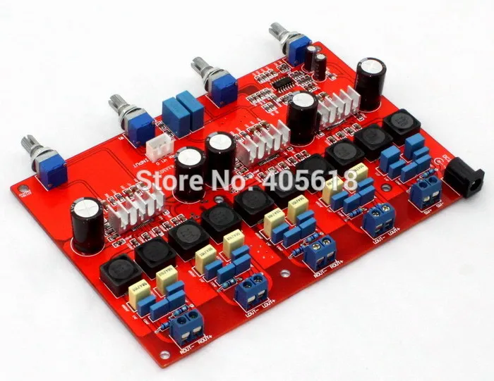 4 1 TPA3116 цифровой усилитель собранная плата класса D DC18V DC24V (100 Вт + 50 * 4) бесплатная