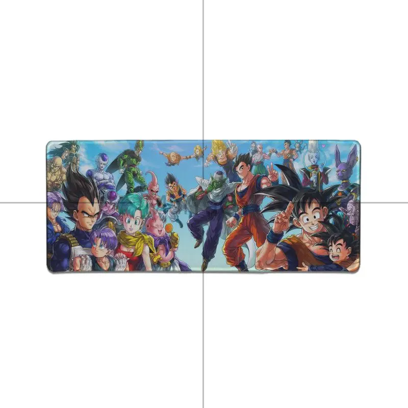 Lock Edge 30x80cm Maiyaca Dragon Ball z Япония Аниме DIY Дизайн Шаблон коврик для игровой мыши ноутбук игровой коврик большой коврик для мыши подставка под руку мышь - Цвет: Lock Edge 30x80cm