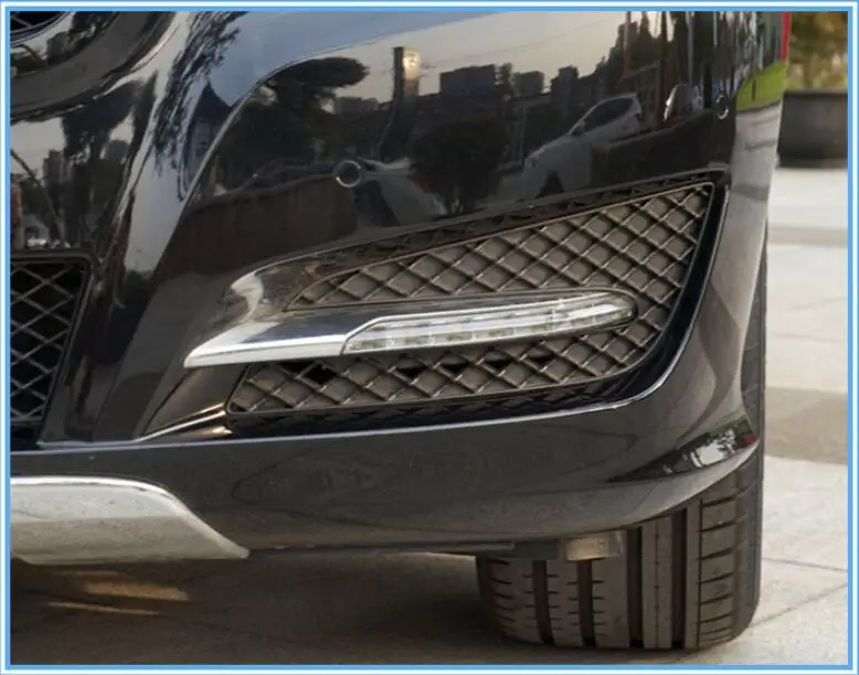 Автомобильный бампер для Mercedes benz W251 Дневной светильник R320 R300 R350 R400 R500 автомобильные аксессуары светодиодный DRL для W251 противотуманный светильник