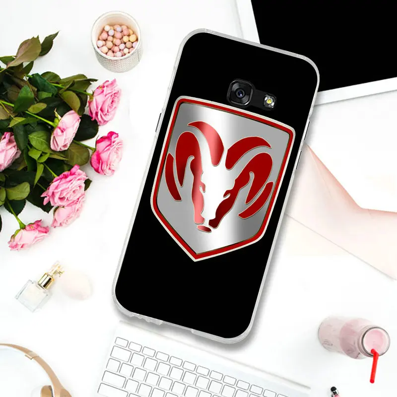 Picture 8 Dodge Challenger STR Ram Demon Logo мягкие чехлы для мобильных телефонов samsung Galaxy J3 J4 J5 J6 J7 J8 A3 A5 A7 сумки - Цвет: Picture 8