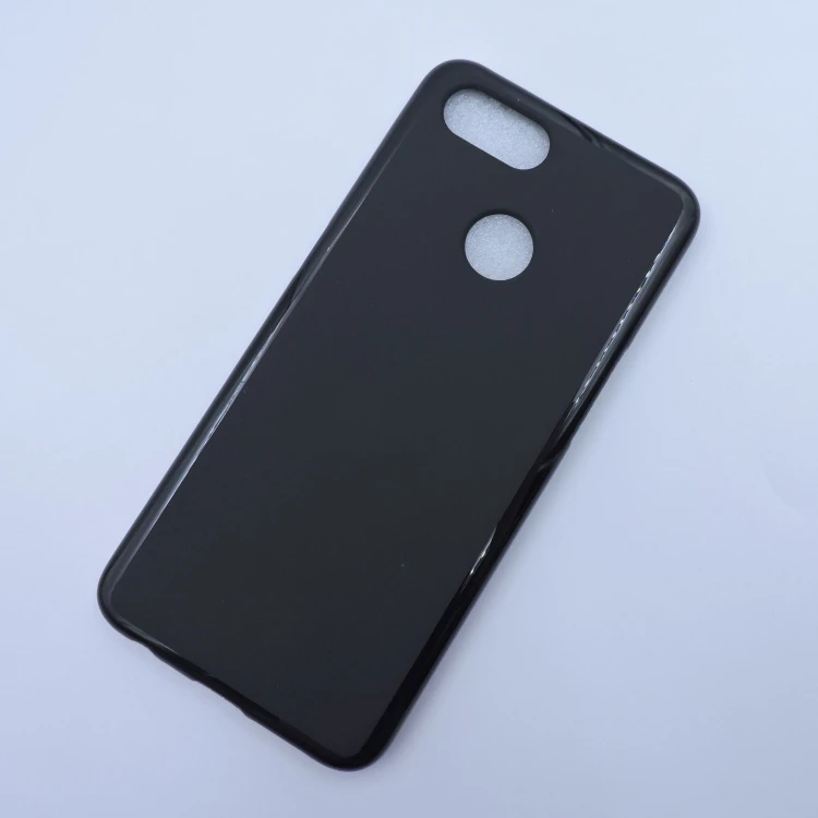 Новый Пудинг чехол для OPPO Realme2 pro мягкий TPU силиконовый черный/белый матовый