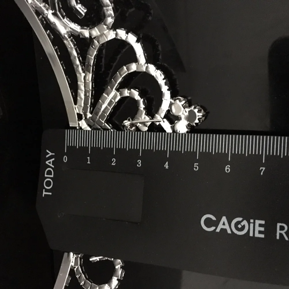 Роскошные с блестящими кристаллами для волос корона принцессы диадема и короны