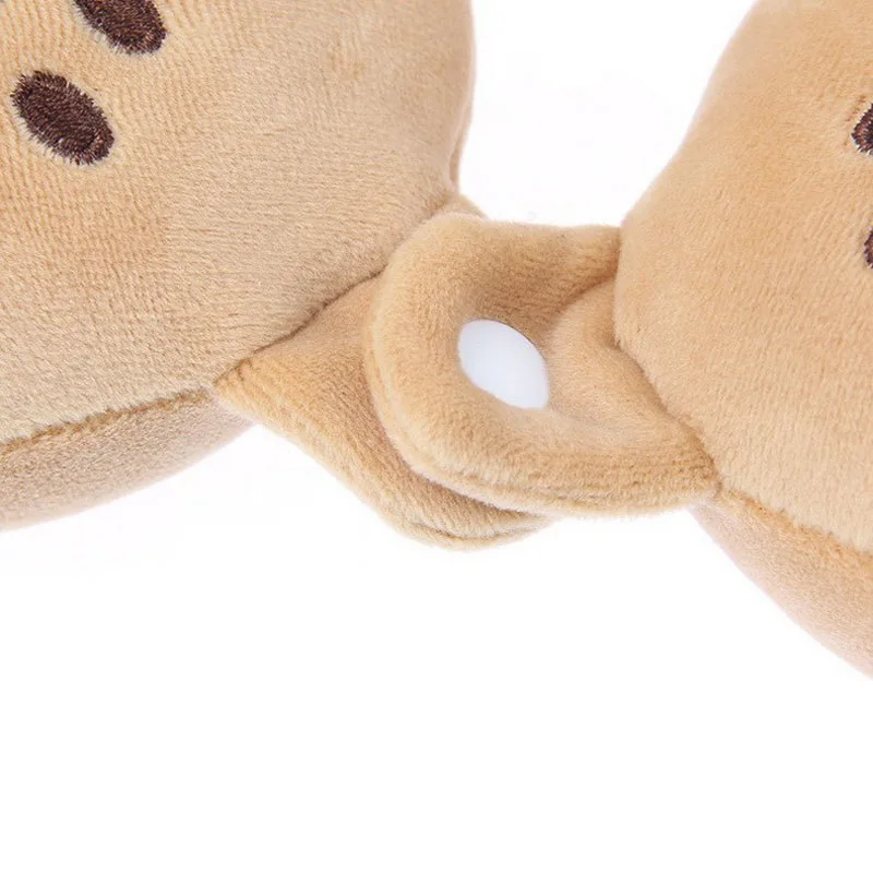 U-образная подушка с мультяшным принтом Медвежья Лапа мягкая дорожная Шейная