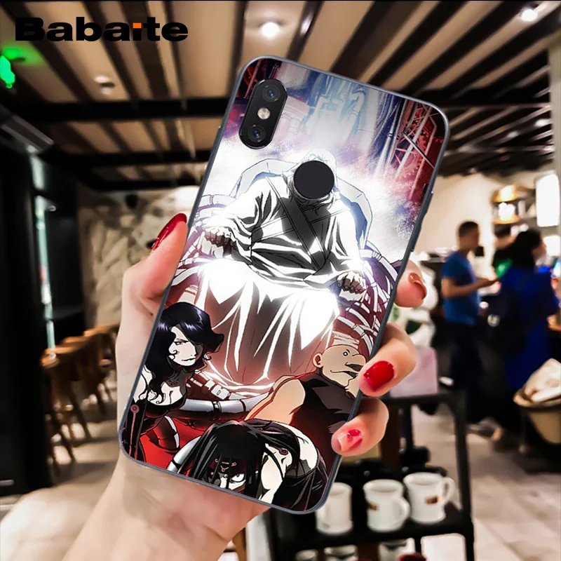 Babaite Стальной алхимик братство чехол для телефона аниме для Xiaomi MiA1 A2 lite F1 Redmi8 4X 5Plus S2 Note7 8Pro 5A 6A
