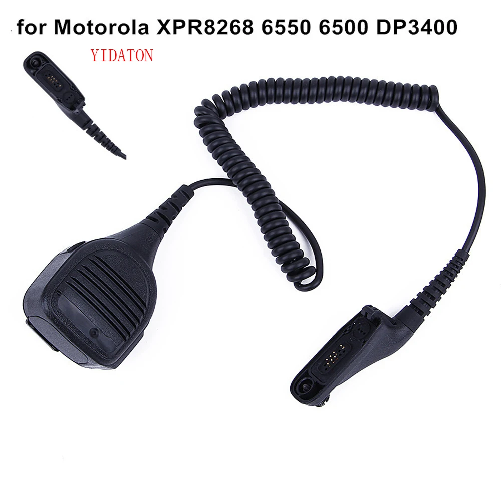 YIDATON New Mic Microphone for Motorola walkie talkie XPR8268 6550 6500 DP3400 Handheld Speaker Radio | Мобильные телефоны и