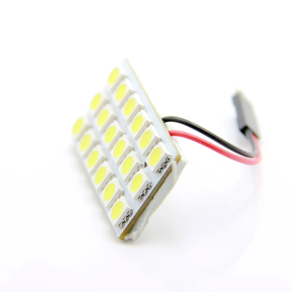2x панель белый 18SMD 5050 светодиодный Автомобильный интерьер купольная приборная