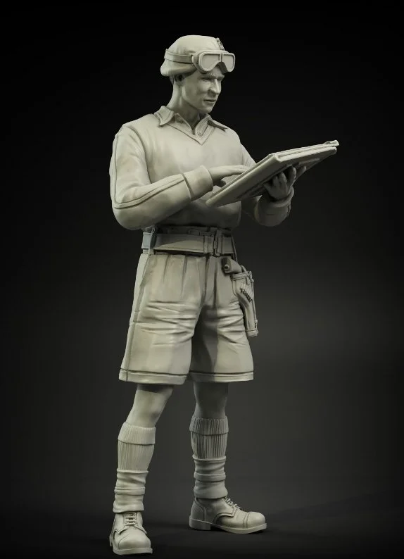 1/35 модельная фигурка из смолы Наборы в британском стиле (1 цифры) Unassambled