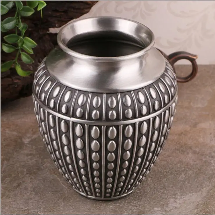 

Height 18cm Europe metal flowers vases for weddings Table vase Home decoration tabletop vase crafts gifts HP082