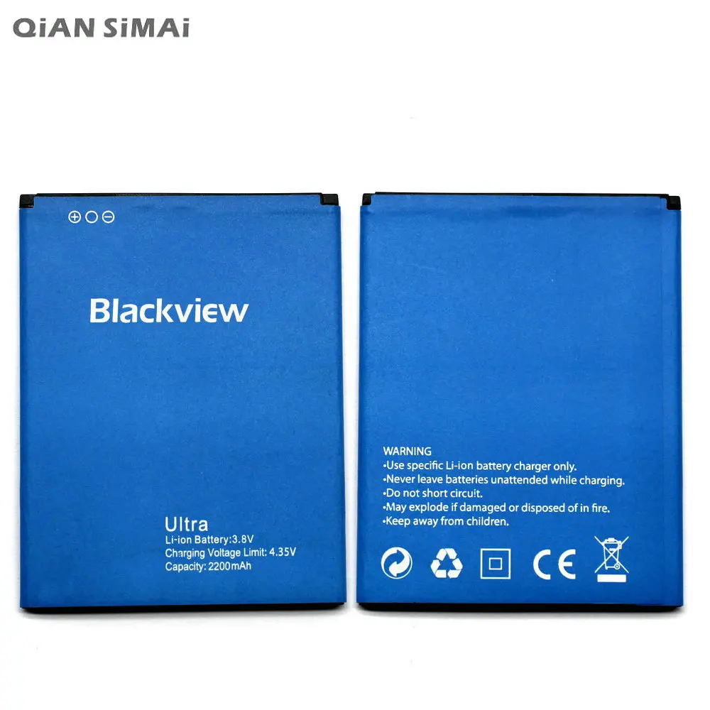 Высококачественный аккумулятор QiAN SiMAi Ultra A6 2200 мАч для Blackview мобильный телефон с
