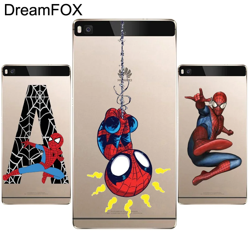 DREAMFOX L016 Мягкий силиконовый чехол из ТПУ с изображением Капитана Америки