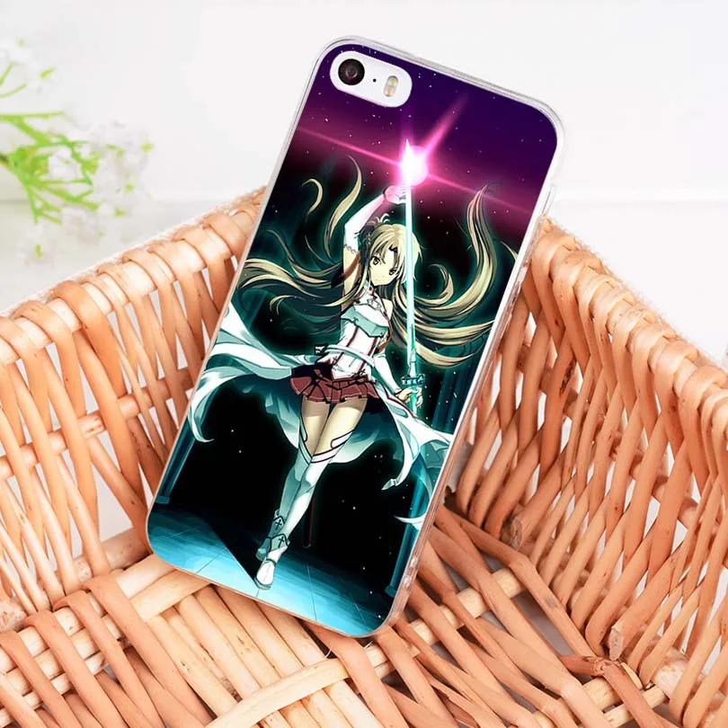MaiYaCa Sword Art Online SAO Anime Manga Новое поступление Ультратонкий чехол для телефона iPhone 8 7 6