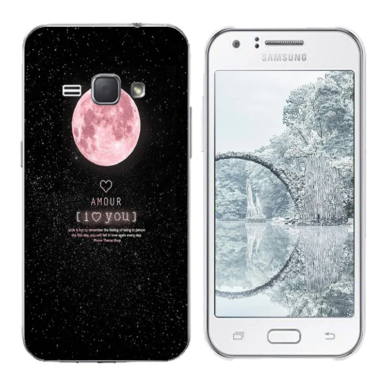 Чехол для Samsung J1 2016 мягкий чехол из ТПУ Fundas J120F SM-j120f/ds силиконовые чехлы с принтом