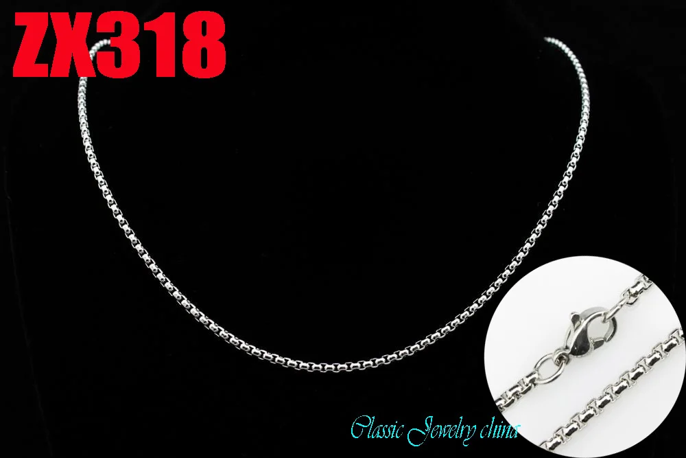 Цепочка круглая из нержавеющей стали 14 38 дюймов 2 0 мм 20 шт.|chain brooch|chain clothingchain link fence