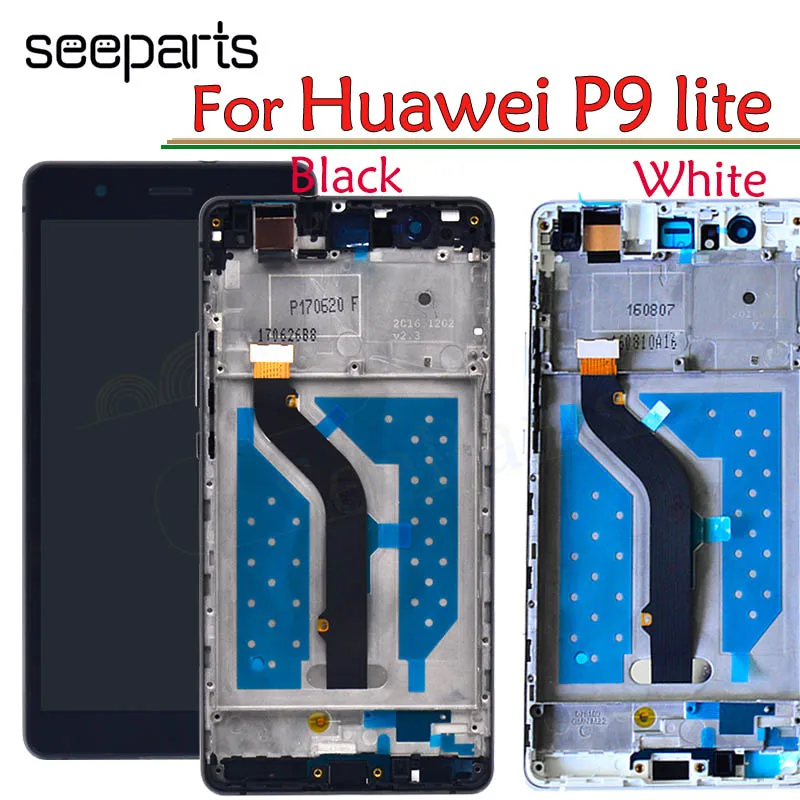 5 2 &quotдля Huawei P9 Lite ЖК-дисплей с цифрователем сенсорного вода VNS-L21 VNS-DL00 VNS-L23 для G9 LCD