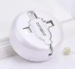 Слоновая кость Черный usb-кабель для зарядки mini 3 в 1 usb кабель 1 м Универсальный зарядный кабель для iphone xiaomi huawei samsung - Цвет: Слоновая кость