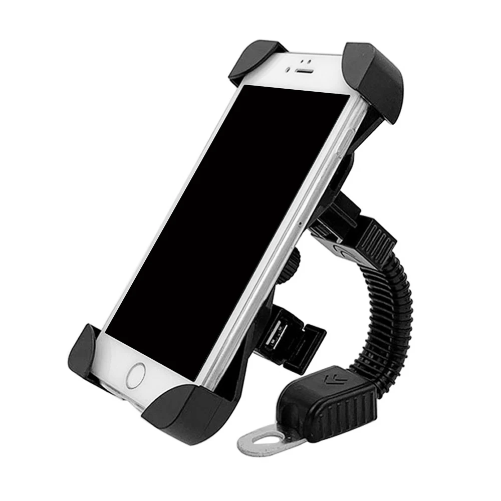 Motorcycle Handlebar Mount Holder Moto USB Charging Adapter Support Bracket Stand for Mobile Phone GPS Navigation Motorcycle