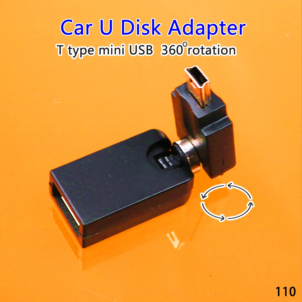 2 шт. поворот на 360 градусов мини USB 5 pin автомобильная аудио линия видео данные для