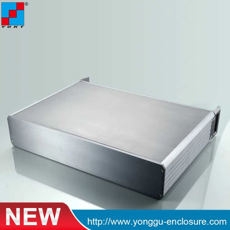 

84holes 445*89-300mm 2U Custom IRD Cabinet Aluminum Enclosure aluminum chassis rack mount box