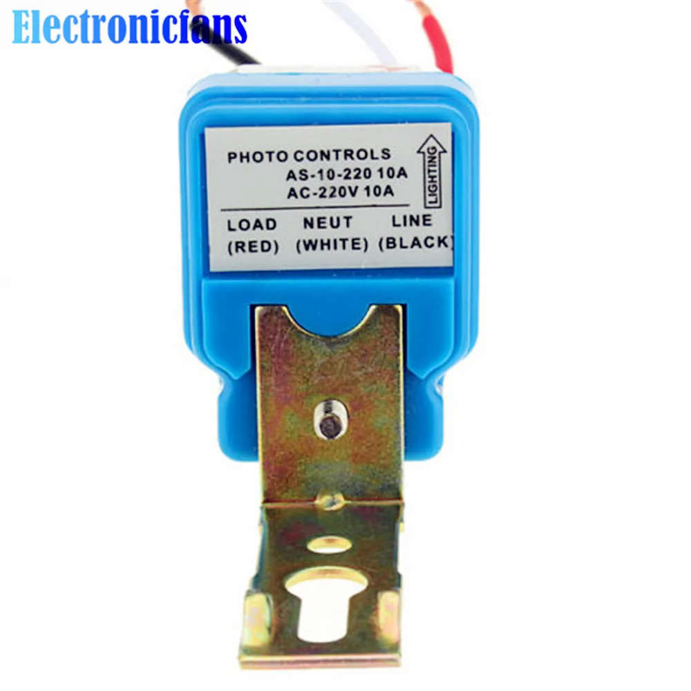 Автоматическое вкл/выкл переключатель уличного света переменного тока 220V 10A фото