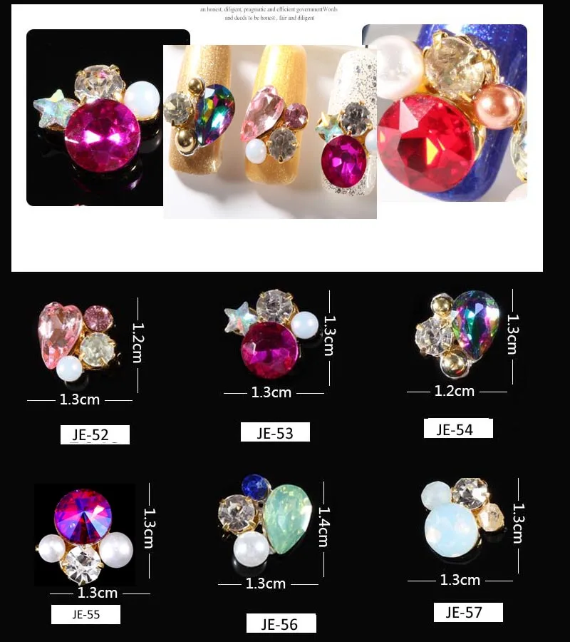 

5pcs Nail Art Charm Rhinestone crystal DIY Charms Art 3D Nail Decoration crystal Shaped Alloy Nail Art Diamond Nail Decoration