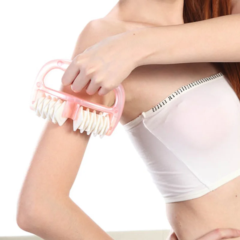 Новая мода Ручка сотовый ролик массаж жира целлюлита массажер с управлением все