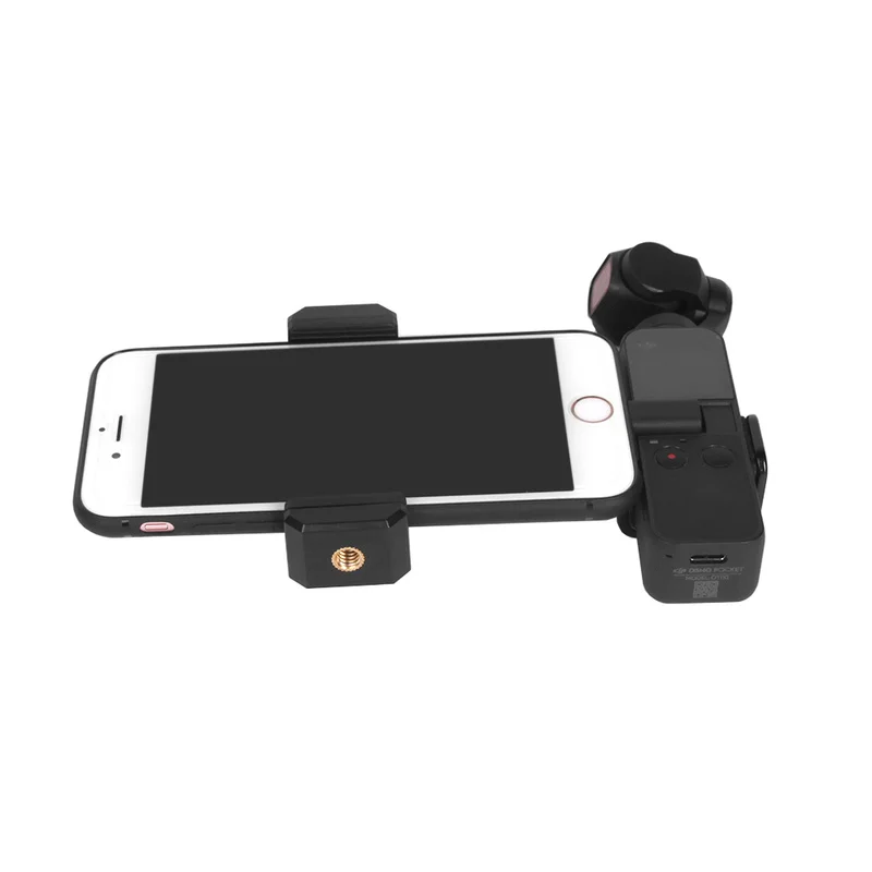 OSMO Pocket Phone Holder Mount Bracket + Tripod Adapter Expansion Kit for DJI Gimbal Camera Accessory | Электроника