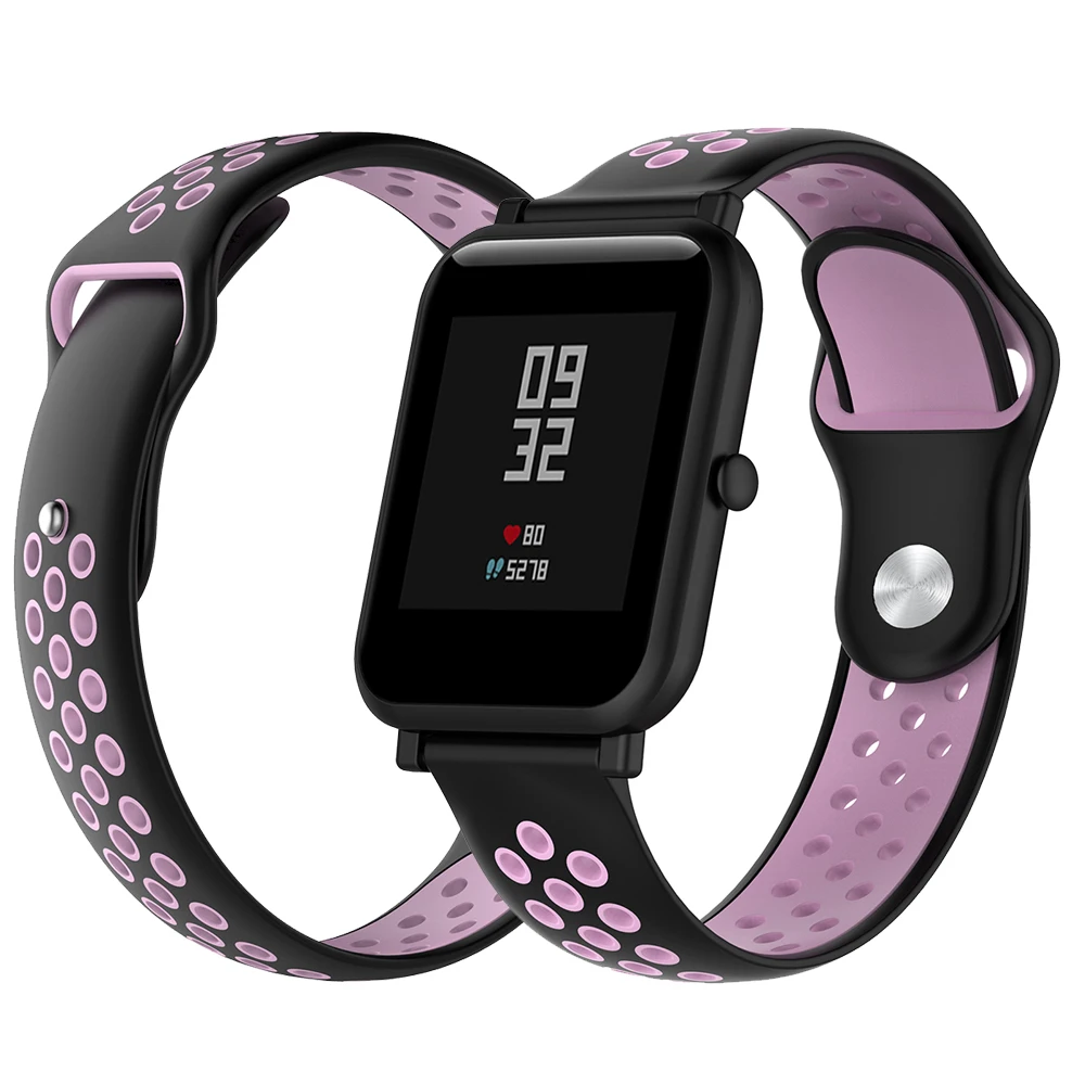 LEMDIOE оригинальный Смарт-браслет для Xiao mi Amazfit ремешок Bip мягкий спортивный