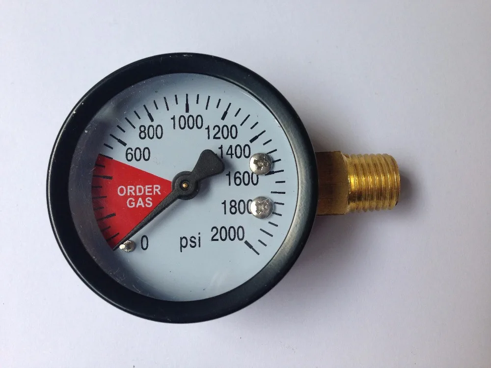 Регулятор высокого давления 0 ~ 2000 PSI правая резьба-1/4 &quotNPT замена регулятора Co2 |