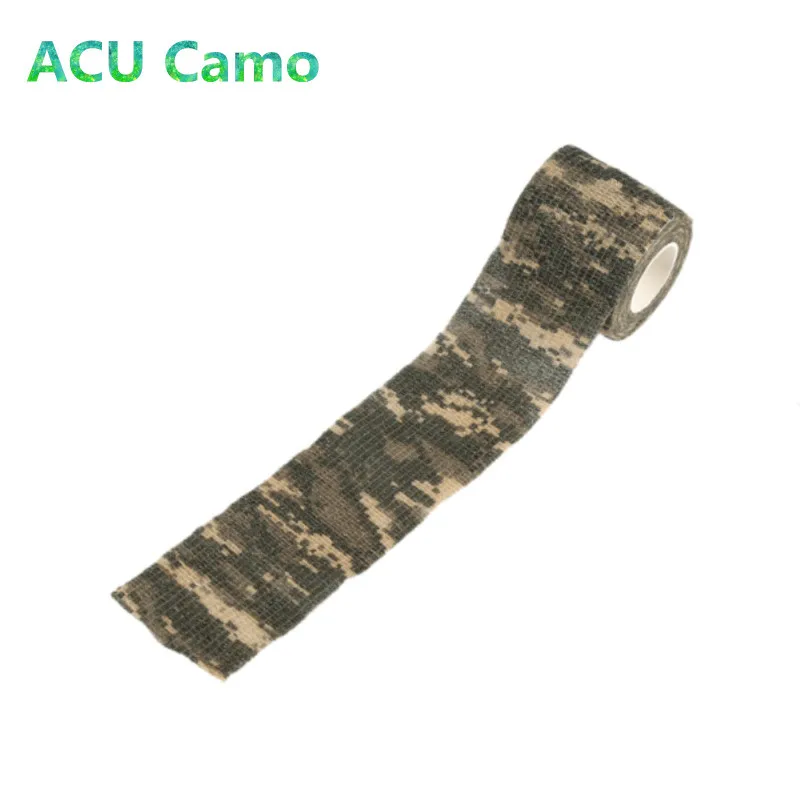 ACU Camo Новинка! 1 рулон мужской армейской клейкой камуфляжной ленты для охоты на открытом воздухе - Цвет: ACU Camo