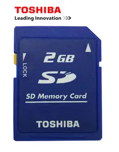 10 шт.лот Toshiba 2 Гб класс 2 sd-карта карта памяти SD и sd-карта замок Memoria SD Оптовая цена дешевая бесплатная доставка
