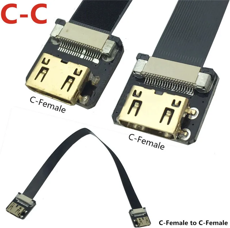 

FPV воздушная линия Yuntai FPV мини HDMI C-C Женский мягкий кабель