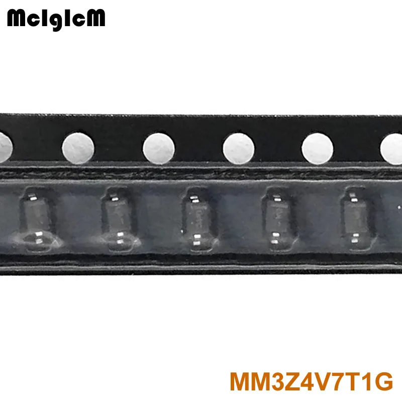 Диод Зенера MCIGICM MM3Z4V7T1G 4 7 в 300 МВт поверхностное крепление SOD 323 мм 3z4v7|Диоды| |