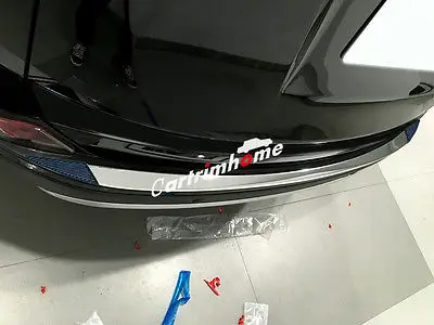 

Outer Rear Bumper Protector Sill Plate Cover 1pcs For TOYOTA RAV4 2016