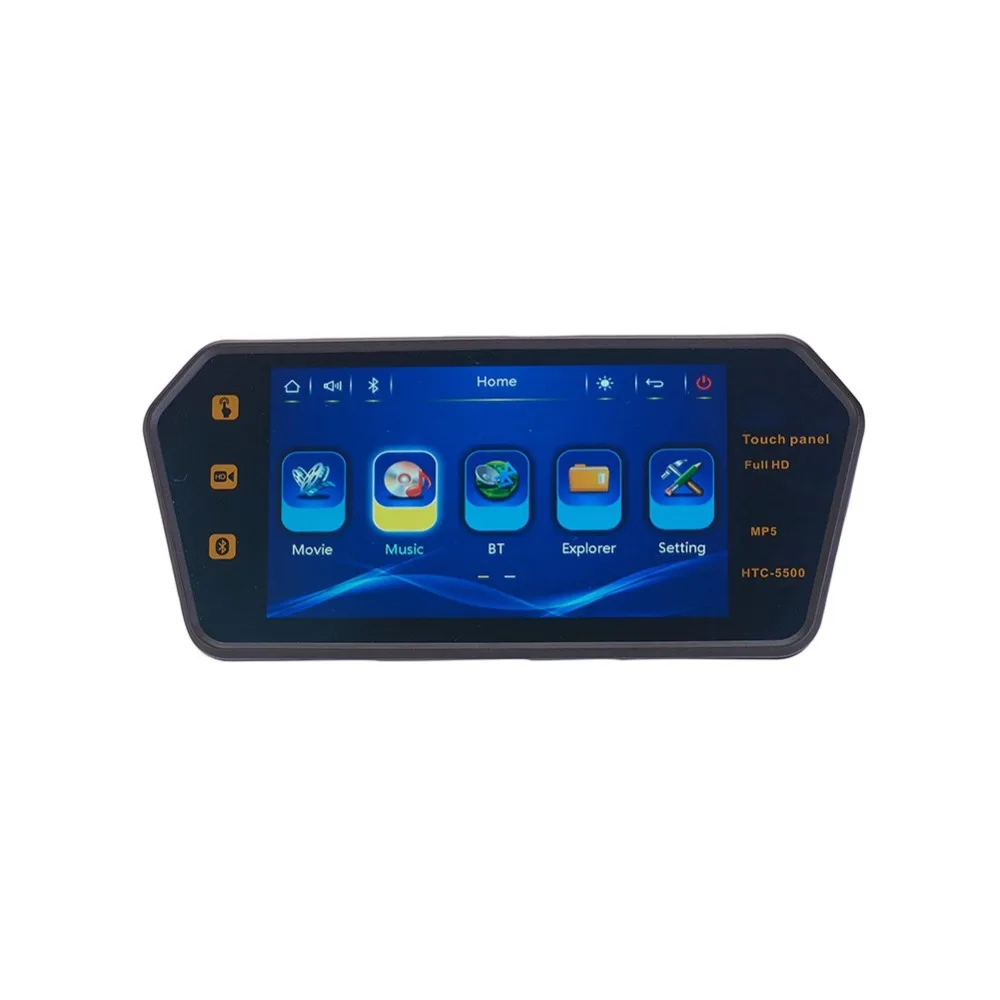 Bluetooth видео MP5 плеер 7 дюймов TFT LCD цветной зеркальный монитор Автомобильное