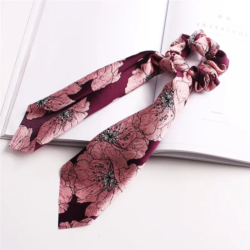pink hairband Винтажная повязка на голову для женщин и девочек, повязка на голову, шарф для волос, держатель для конского хвоста, резинки для волос для девушек, Женские аксессуары - Цвет: pink hairband