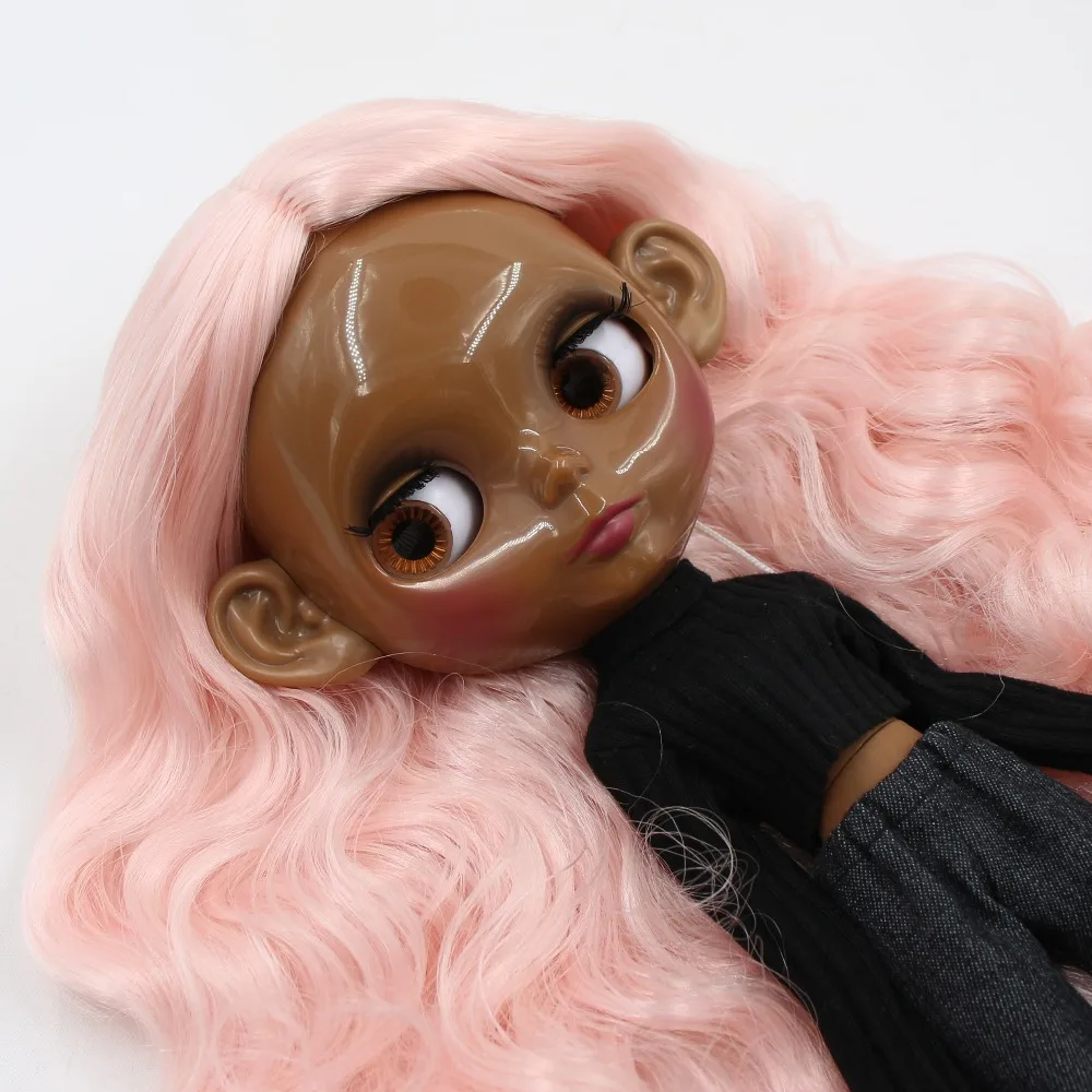 Ледяная кукла DBS Blyth 1/6 bjd супер черная кожа совместное тело Смешанные розовые