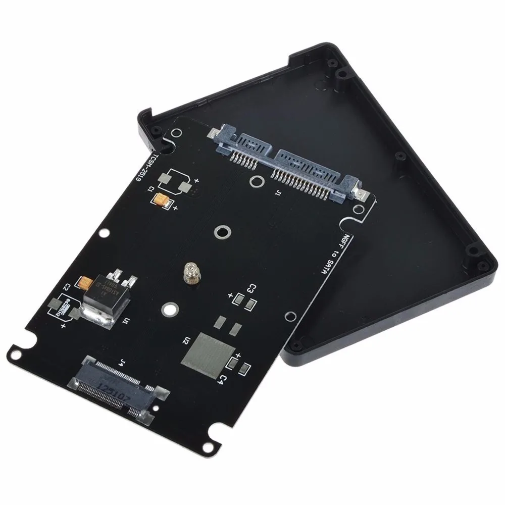 5 шт./лот переходник B + M Key Socket 2 M.2 NGFF (SATA) SSD на SATA адаптер-карта с коробкой |