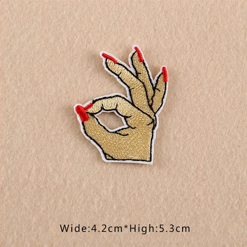 Модные элементы дизайна Вышивка Патчи Сделай Сам утюжок на патчи для одежды