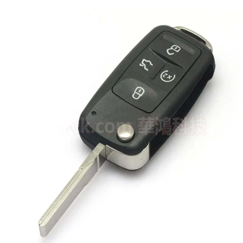 

DAKATU 4 Button flip folding remote key shell for vw 2012-2014 year 202 series connective 4(x2) buttons