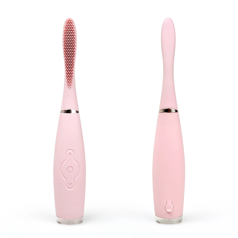 Силиконовая звуковая электрическая Teethbrush водостойкая Глубокая чистка