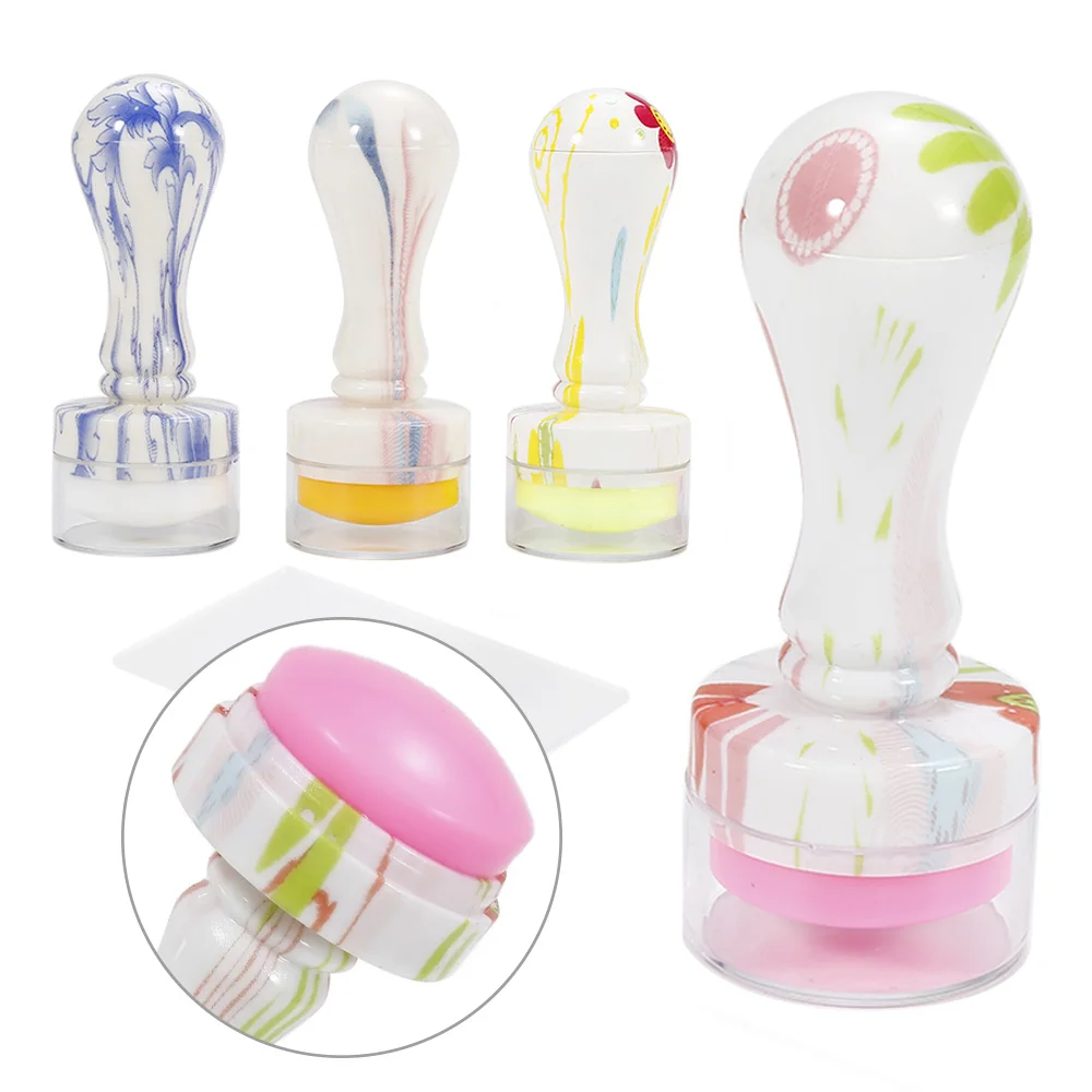 Новинка ручка с вышивкой и рисунком Цветной силиконовый мягкий уплотнитель для